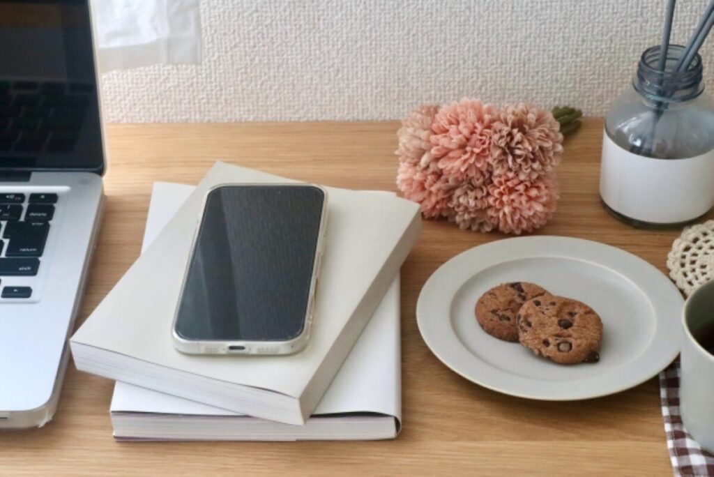 デスクの上の画像